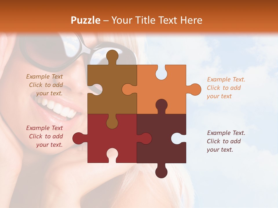 Stylish People Eyes PowerPoint Template