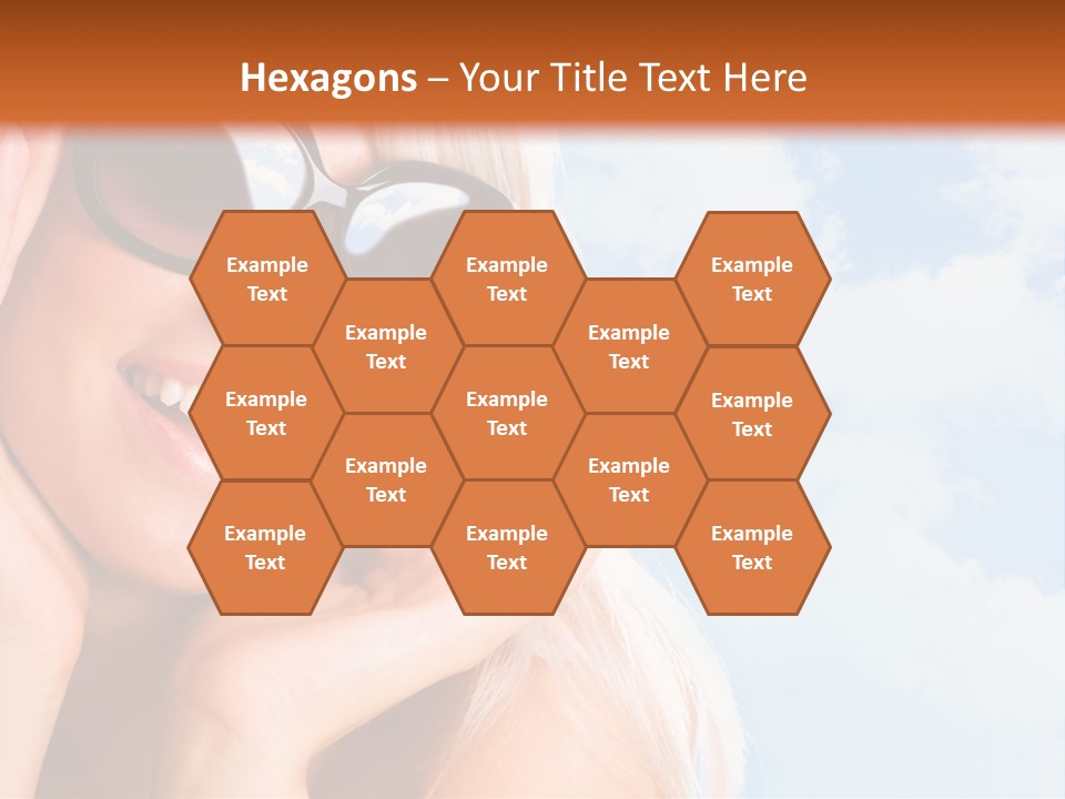 Stylish People Eyes PowerPoint Template