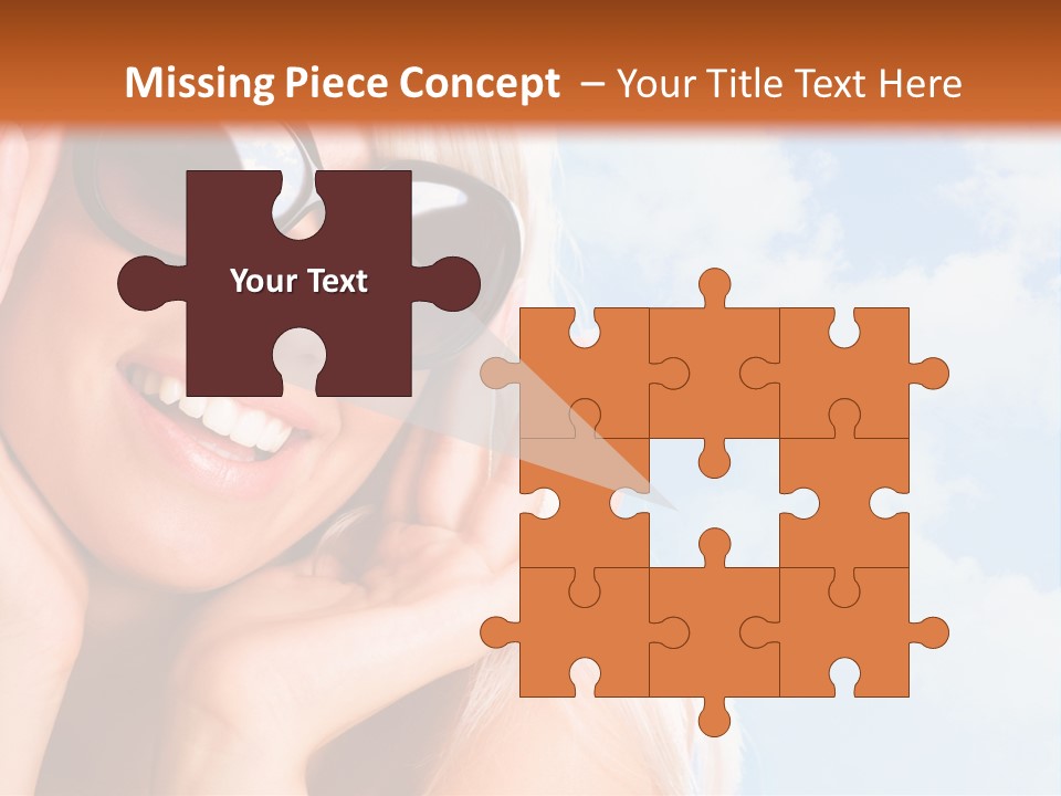 Stylish People Eyes PowerPoint Template