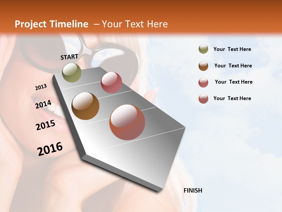 Stylish People Eyes PowerPoint Template