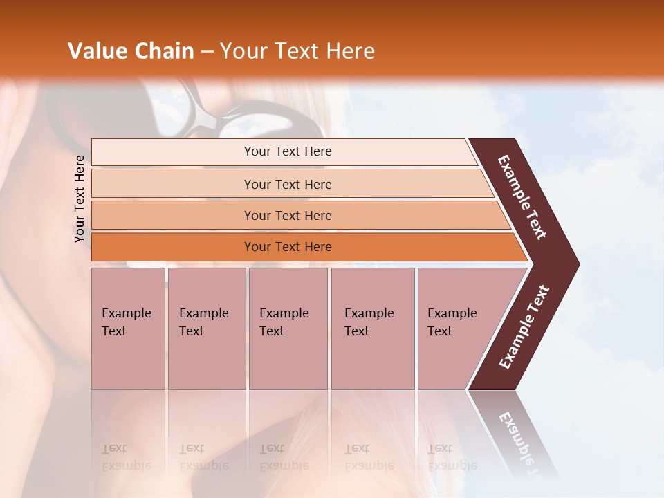 Stylish People Eyes PowerPoint Template