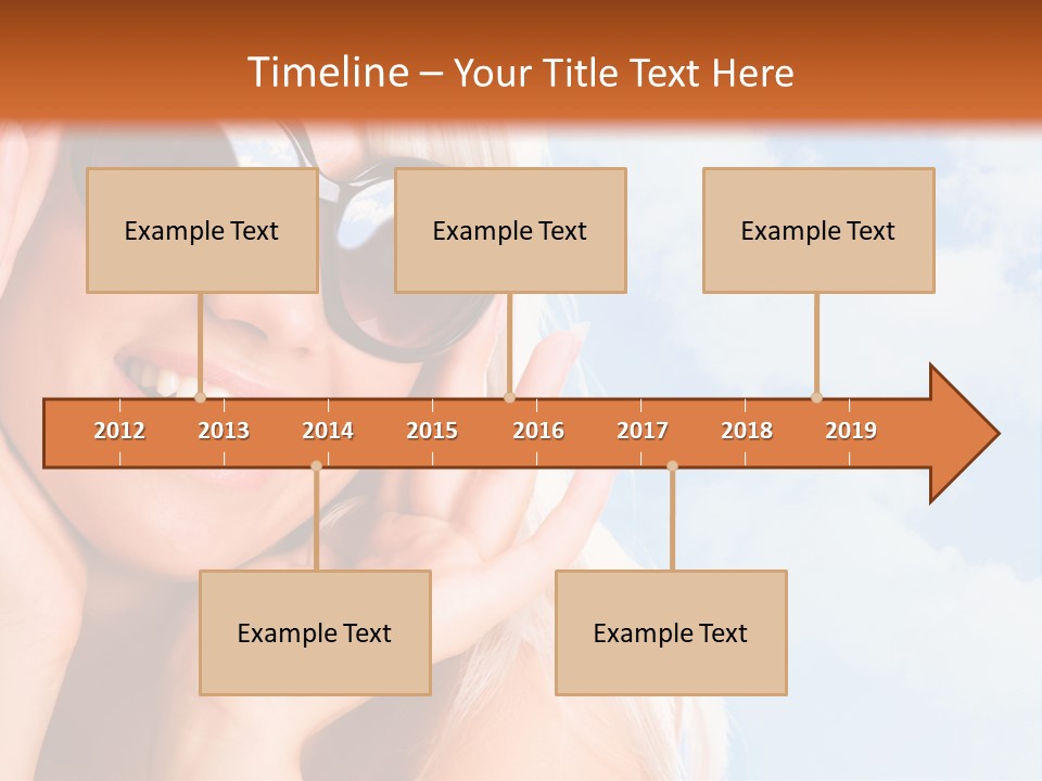 Stylish People Eyes PowerPoint Template