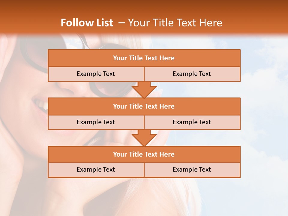 Stylish People Eyes PowerPoint Template