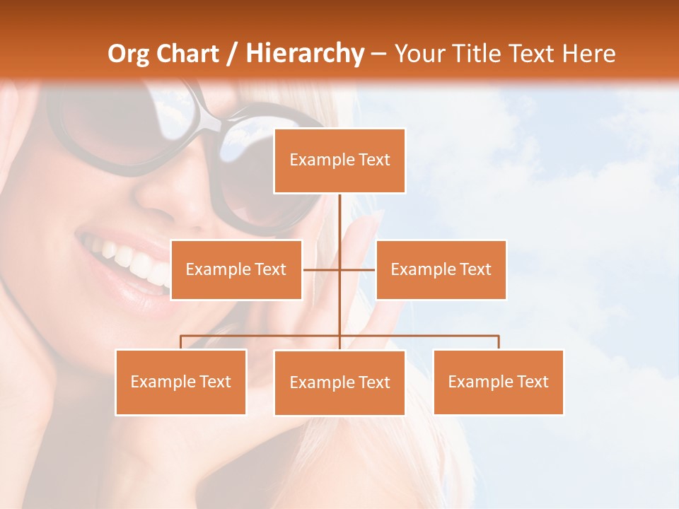 Stylish People Eyes PowerPoint Template