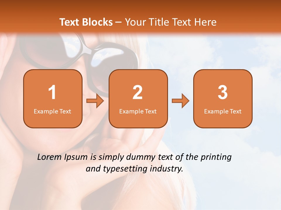 Stylish People Eyes PowerPoint Template