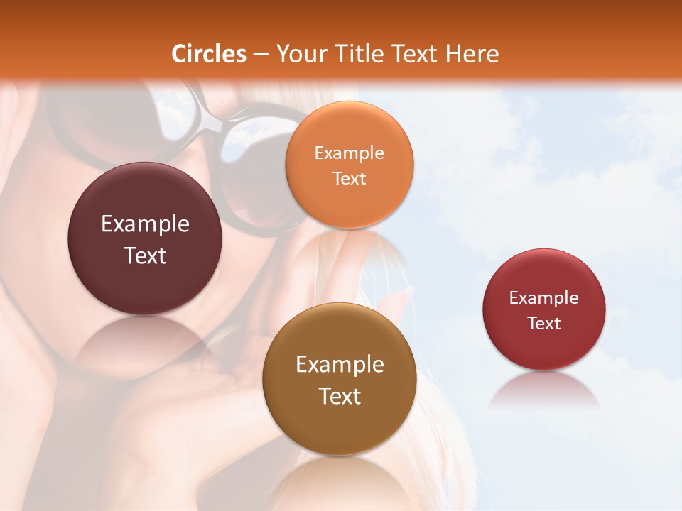 Stylish People Eyes PowerPoint Template