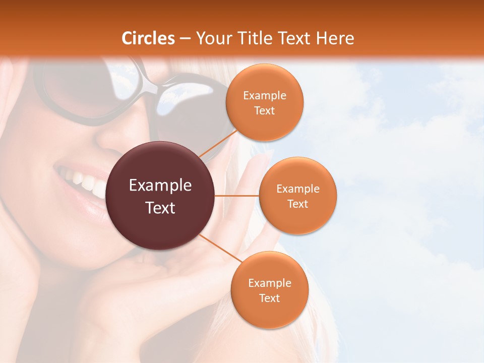 Stylish People Eyes PowerPoint Template