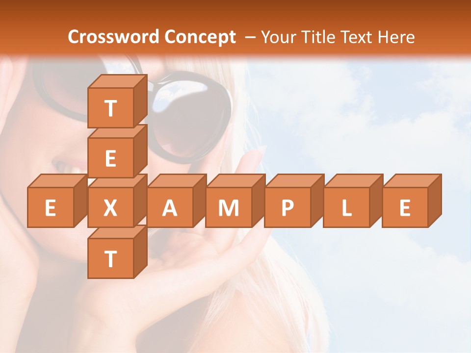 Stylish People Eyes PowerPoint Template