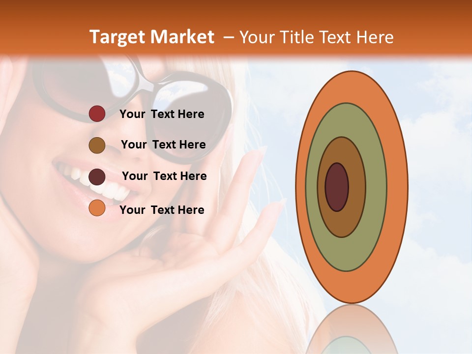 Stylish People Eyes PowerPoint Template