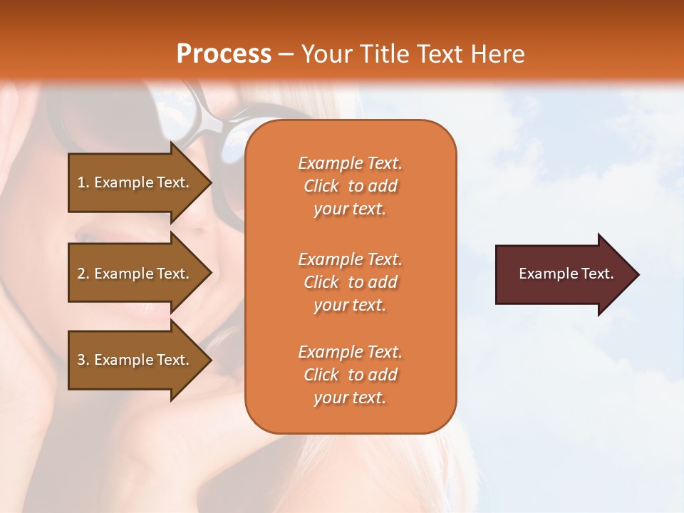 Stylish People Eyes PowerPoint Template
