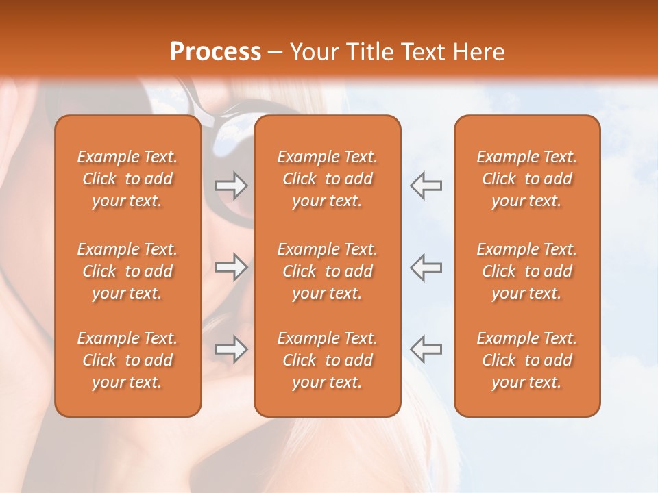 Stylish People Eyes PowerPoint Template