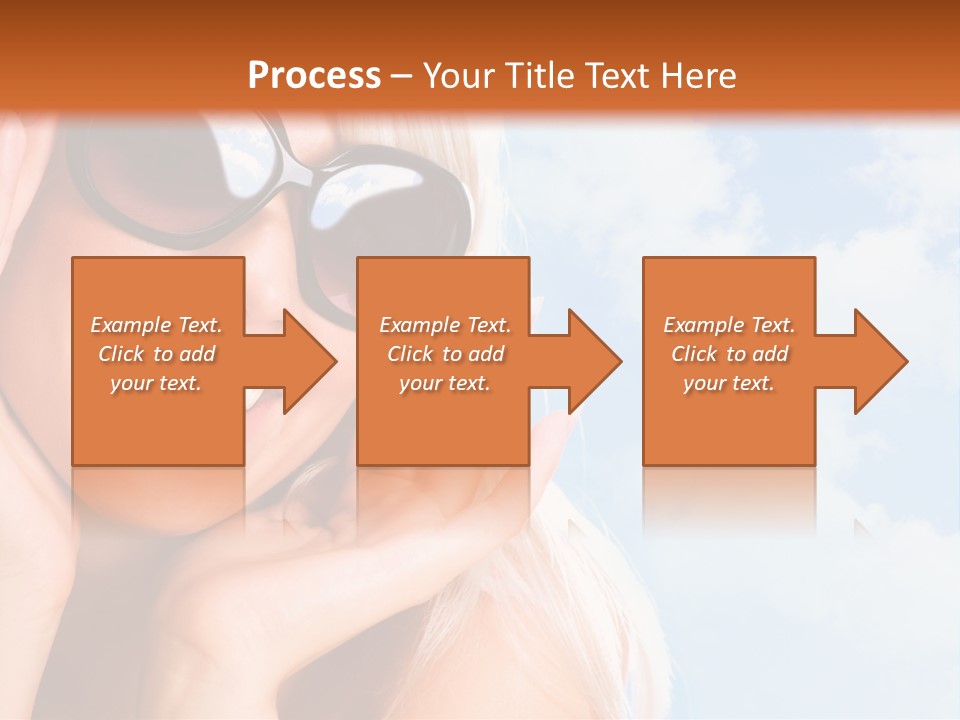 Stylish People Eyes PowerPoint Template