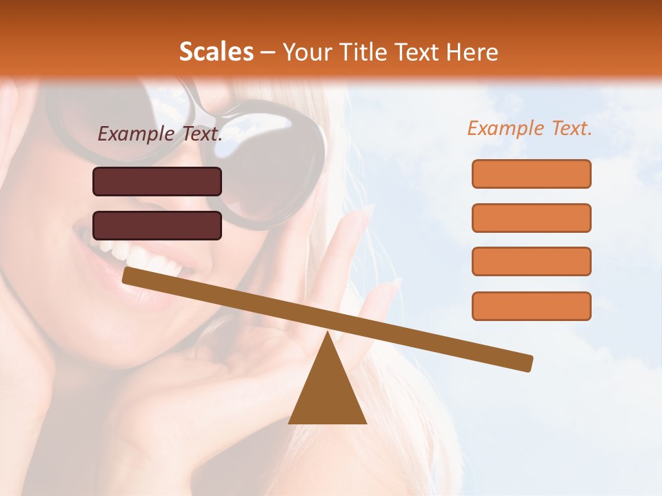 Stylish People Eyes PowerPoint Template