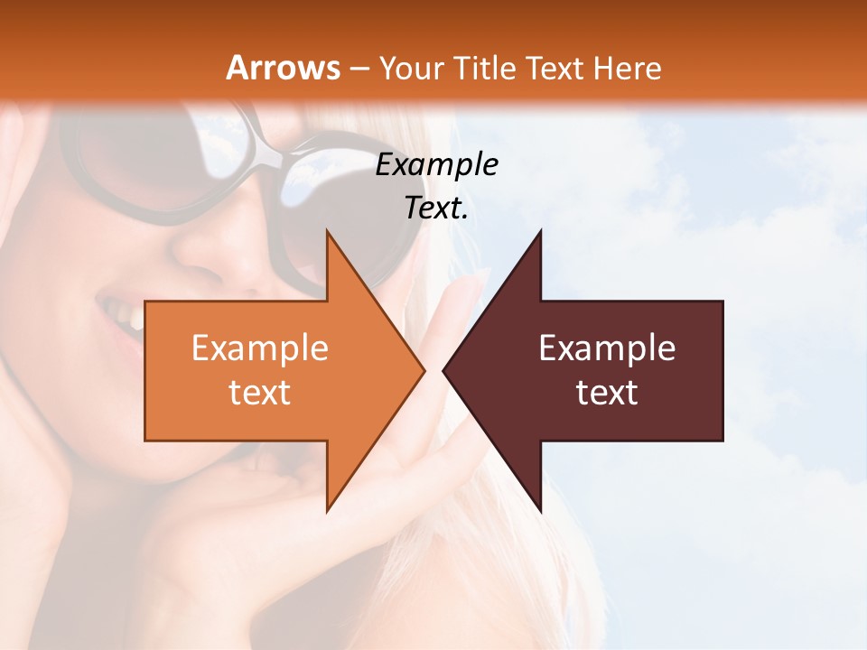 Stylish People Eyes PowerPoint Template