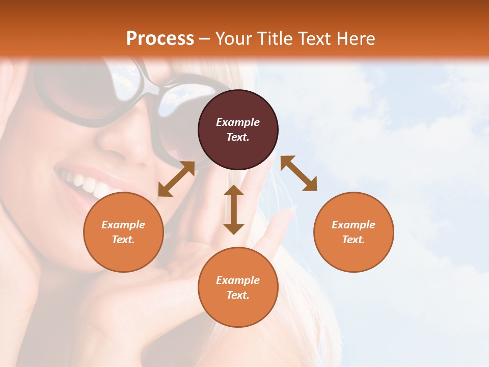 Stylish People Eyes PowerPoint Template