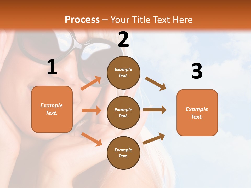 Stylish People Eyes PowerPoint Template