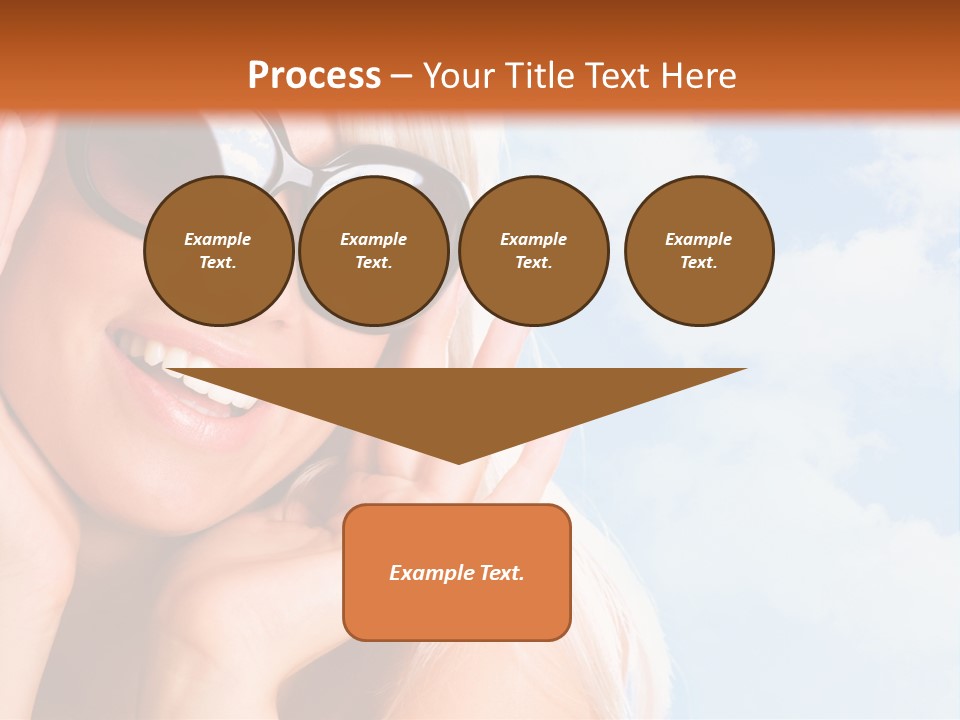 Stylish People Eyes PowerPoint Template