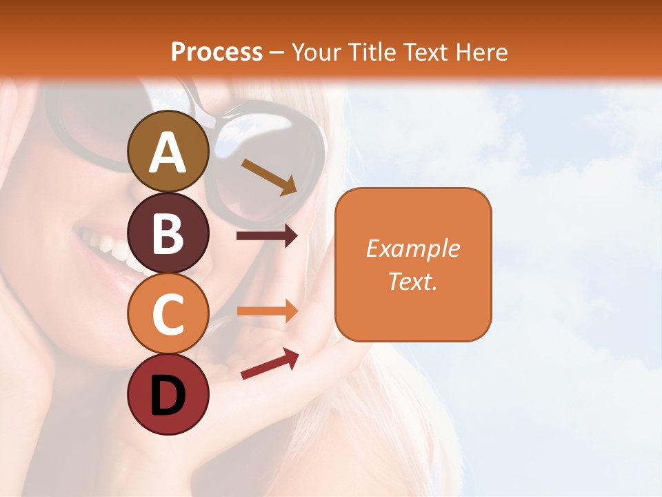 Stylish People Eyes PowerPoint Template