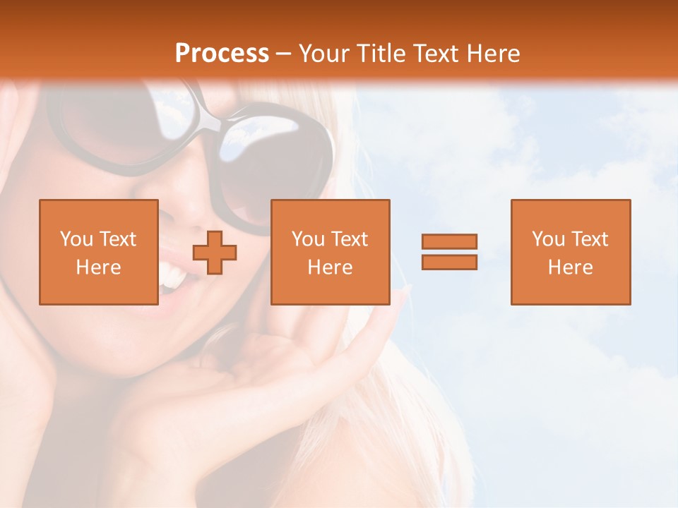 Stylish People Eyes PowerPoint Template