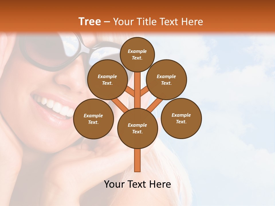 Stylish People Eyes PowerPoint Template