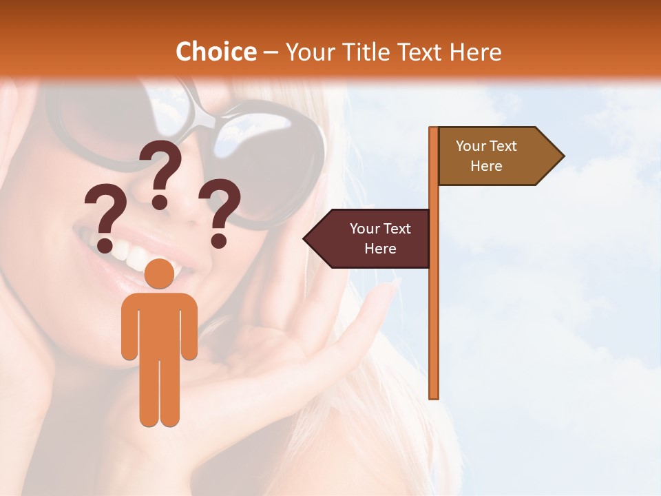 Stylish People Eyes PowerPoint Template