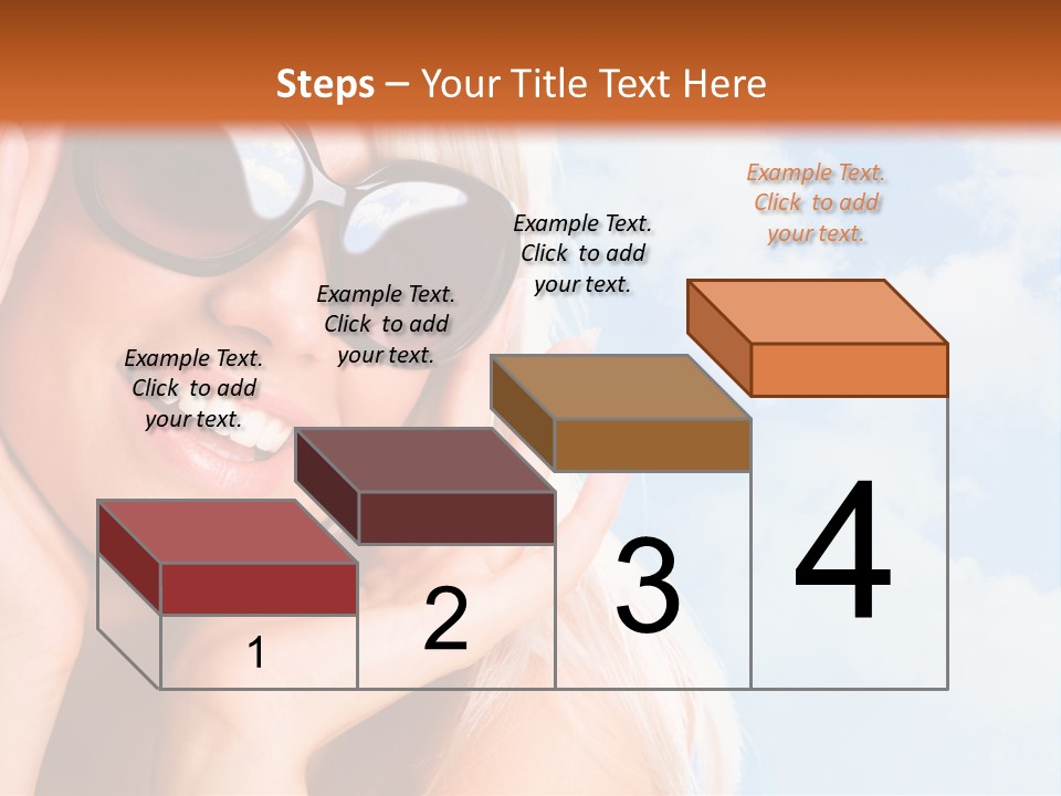 Stylish People Eyes PowerPoint Template