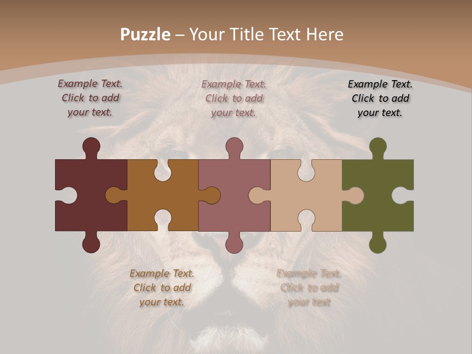 Wild Furry Closeup PowerPoint Template