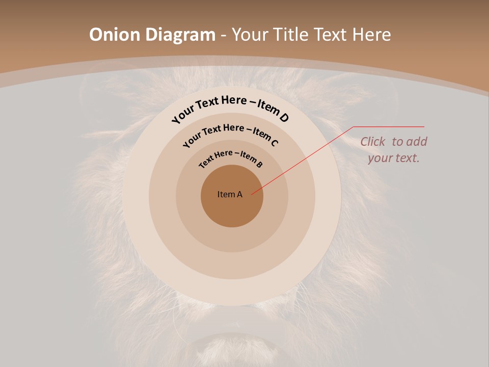 Wild Furry Closeup PowerPoint Template