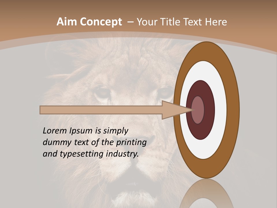 Wild Furry Closeup PowerPoint Template