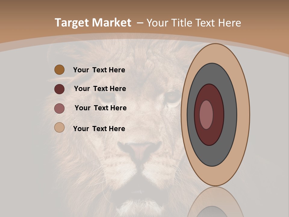 Wild Furry Closeup PowerPoint Template