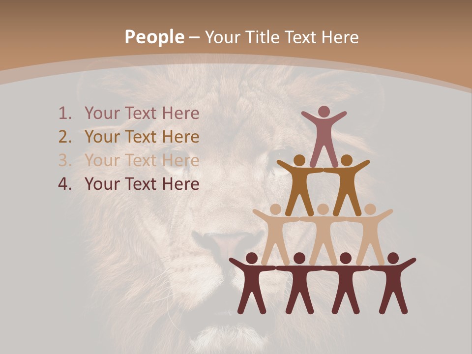 Wild Furry Closeup PowerPoint Template