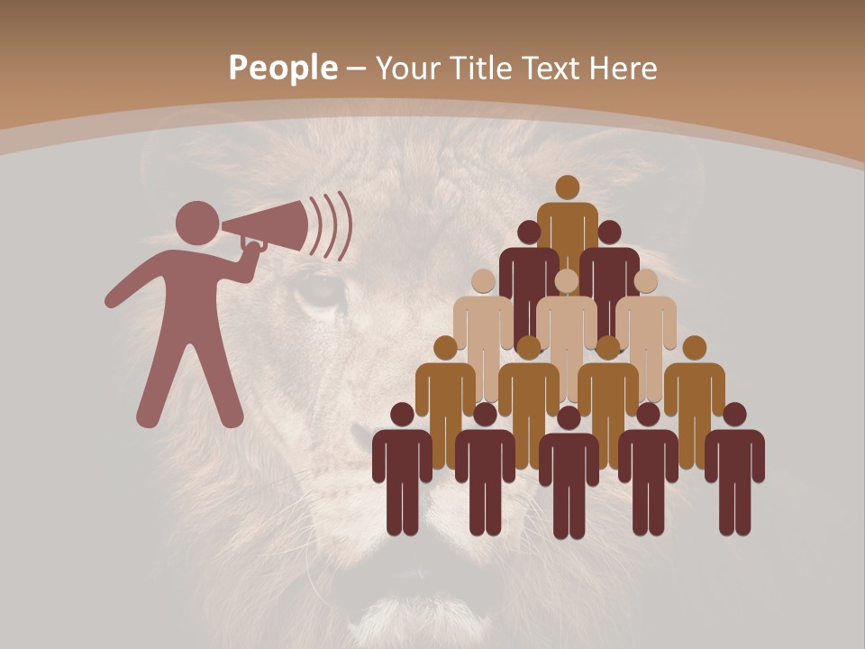 Wild Furry Closeup PowerPoint Template