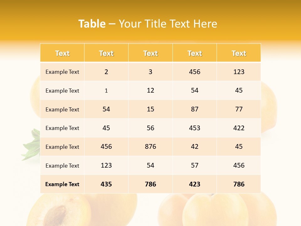 Green Sweet Ripe PowerPoint Template