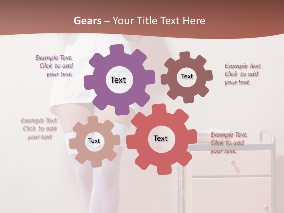 Chair Corporation Teamwork PowerPoint Template