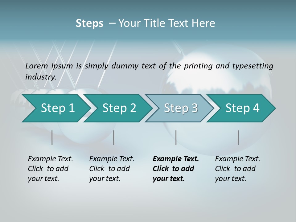 Organized Group Action PowerPoint Template