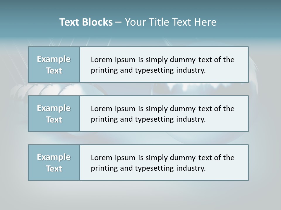 Organized Group Action PowerPoint Template