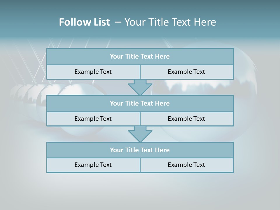 Organized Group Action PowerPoint Template