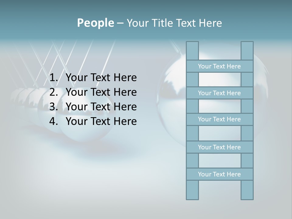Organized Group Action PowerPoint Template