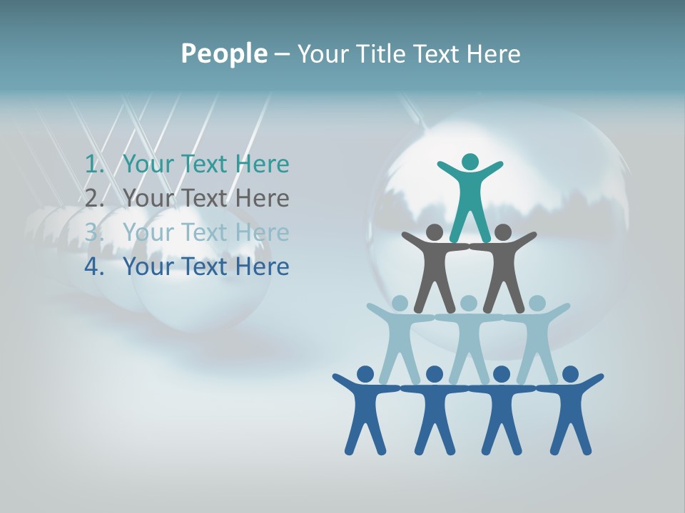 Organized Group Action PowerPoint Template