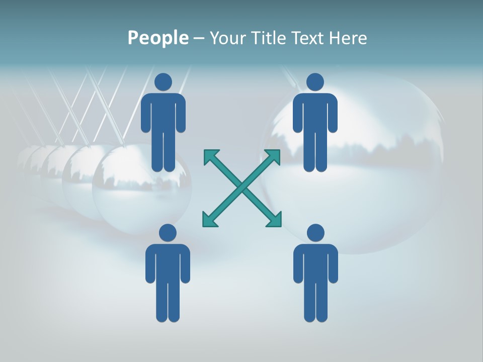 Organized Group Action PowerPoint Template