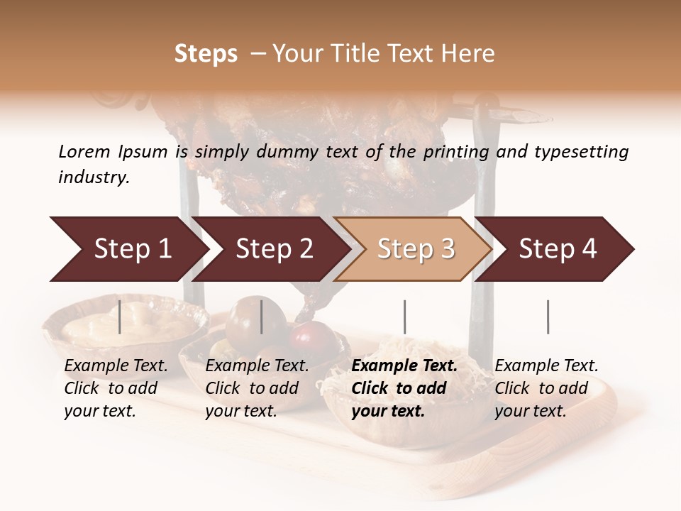 Roasted Eisbein Dinner PowerPoint Template