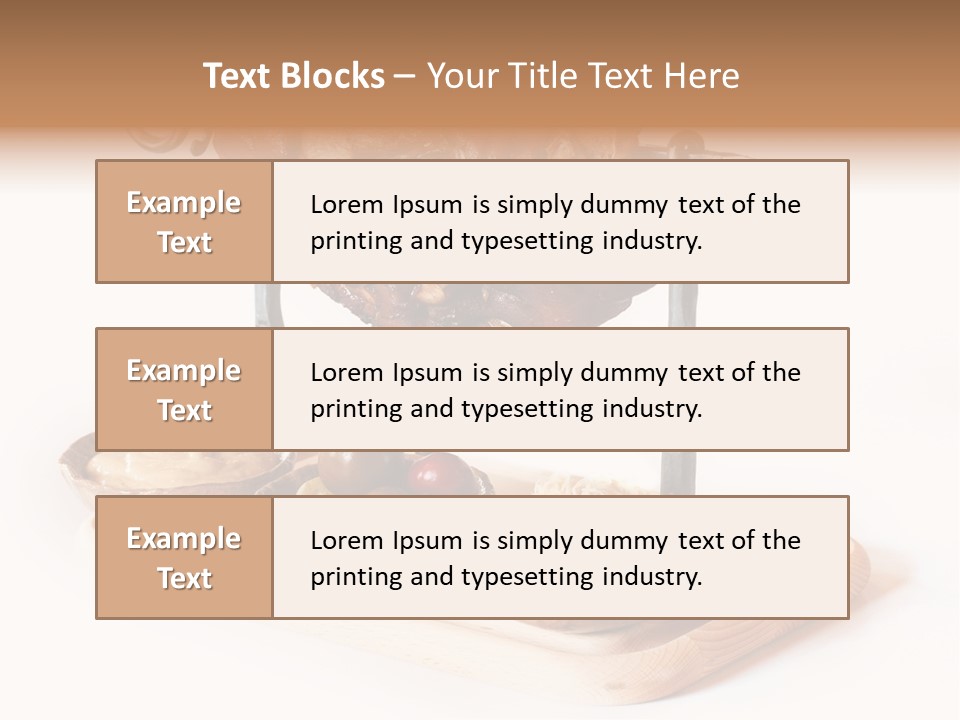 Roasted Eisbein Dinner PowerPoint Template