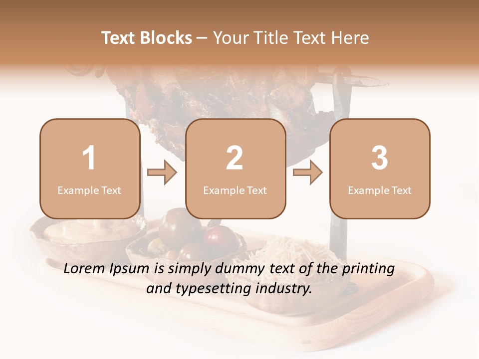 Roasted Eisbein Dinner PowerPoint Template