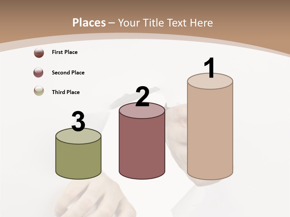 Sheet Background Hands PowerPoint Template