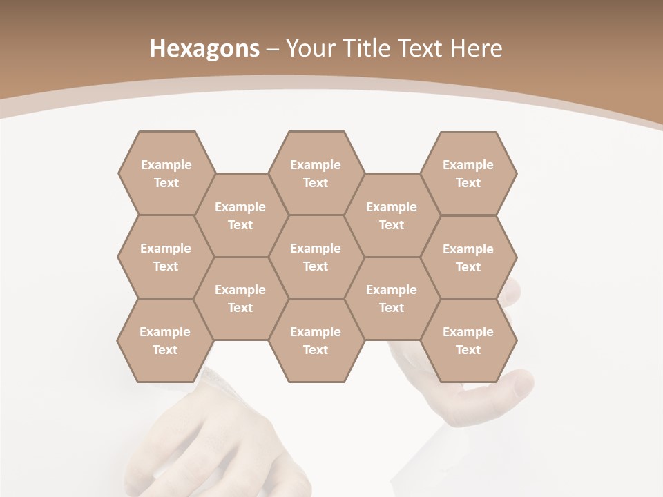 Sheet Background Hands PowerPoint Template