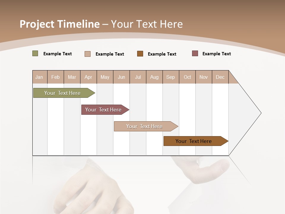 Sheet Background Hands PowerPoint Template