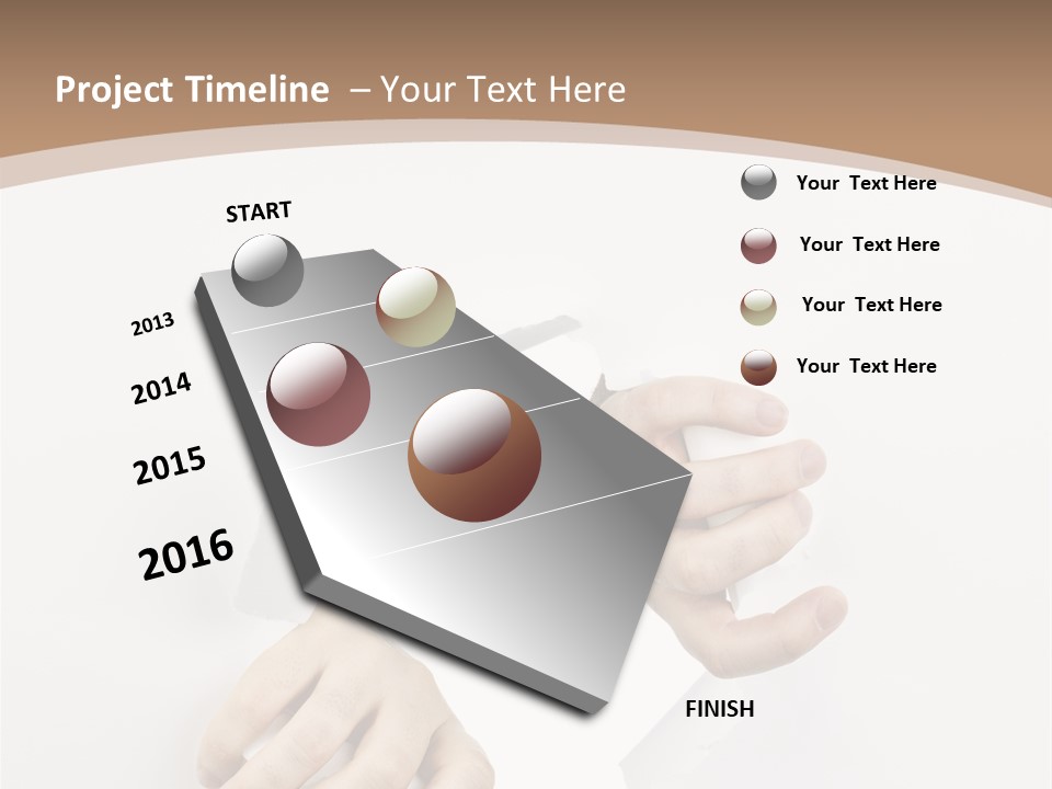Sheet Background Hands PowerPoint Template