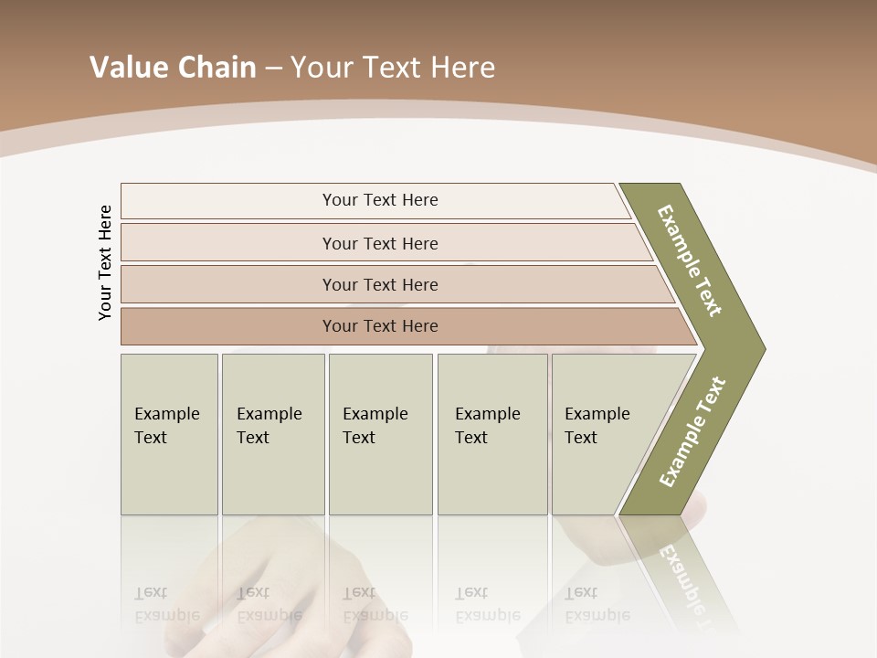 Sheet Background Hands PowerPoint Template