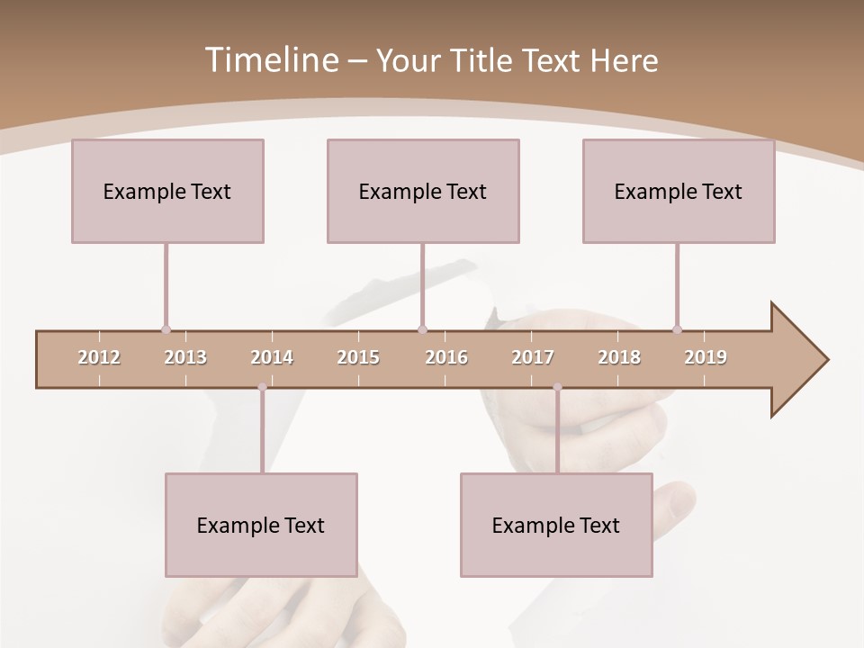 Sheet Background Hands PowerPoint Template