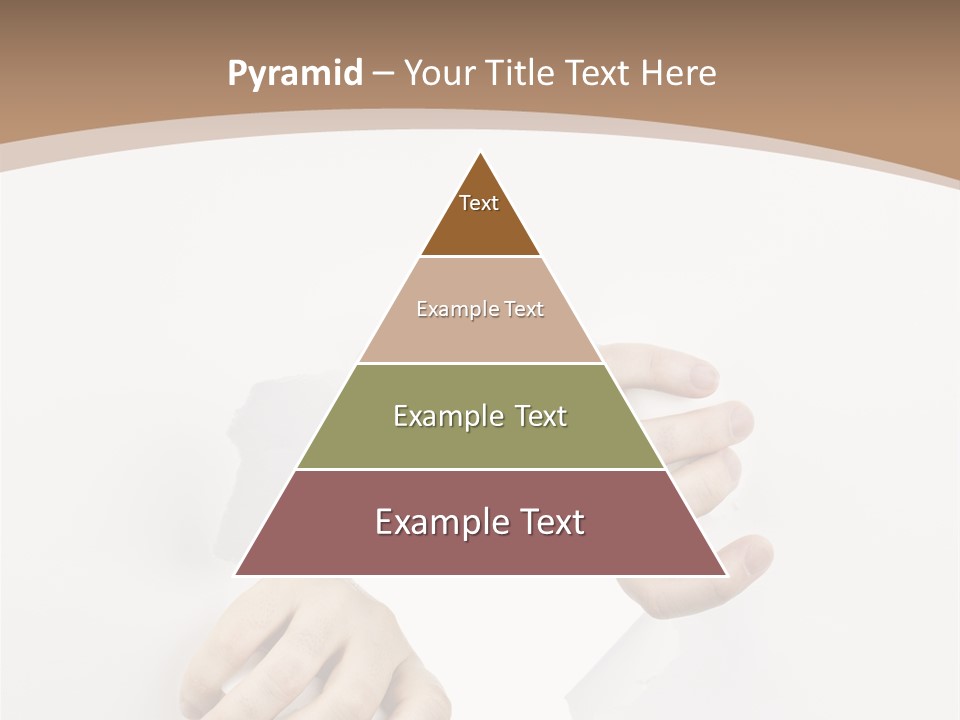 Sheet Background Hands PowerPoint Template